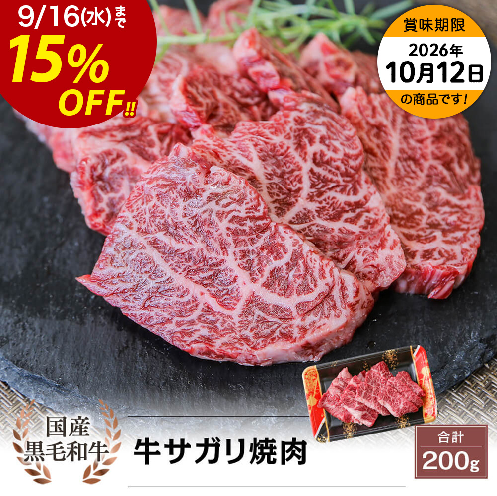 サガリページ 国産黒毛和牛 希少部位 サガリ焼肉 200g｜新鮮・安全！牛ユッケや